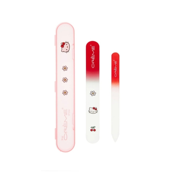 The Crème Shop × Hello Kitty Premium Glass Nail File Set (Cherry Design) - Picture 2 of 2